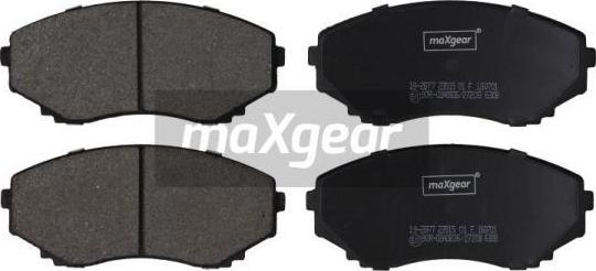 Maxgear 19-2877 - Set placute frana,frana disc parts5.com