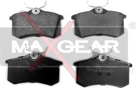 Maxgear 19-0429 - Sada brzdových destiček, kotoučová brzda parts5.com