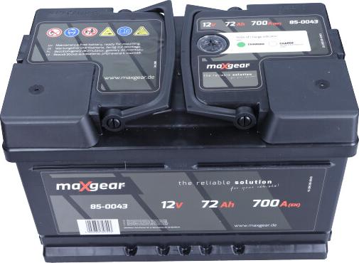 Maxgear 85-0043 - Starter Battery parts5.com