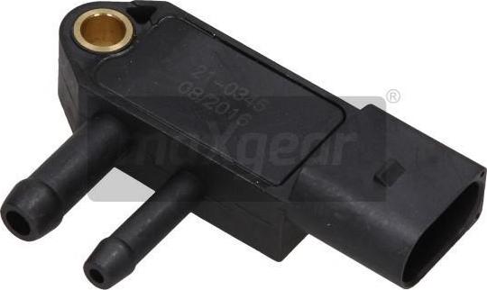 Maxgear 21-0345 - Capteur, pression des gaz échappement parts5.com