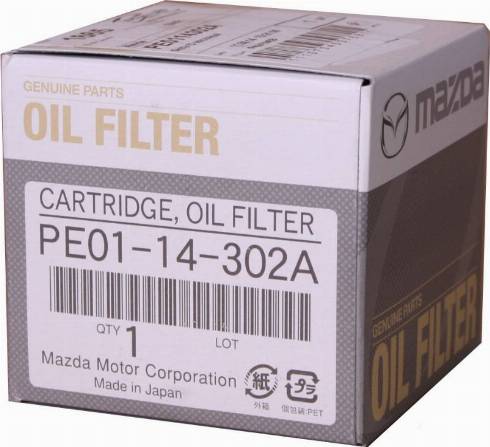 MAZDA PE01-14-302A 9A - Oil Filter parts5.com