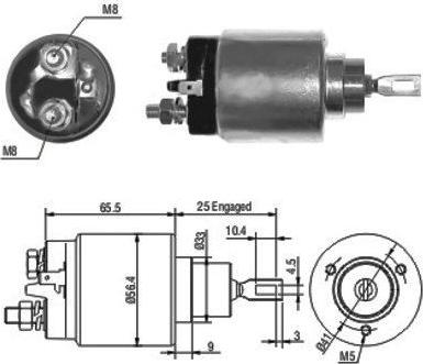 Meat & Doria 46074 - Elektromagnetický spínač, startér parts5.com