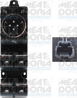 Meat & Doria 26721 - Interruptor, elevalunas parts5.com