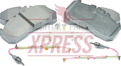 Meritor MDP5108 - Sada brzdových platničiek kotúčovej brzdy parts5.com