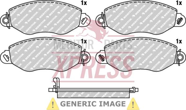 Meritor MDP1405 - Set placute frana,frana disc parts5.com