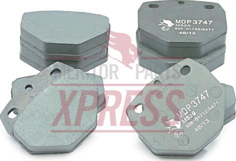 Meritor MDP3174K - Juego de pastillas de freno parts5.com