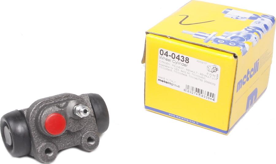 Metelli 04-0438 - Wheel Brake Cylinder parts5.com