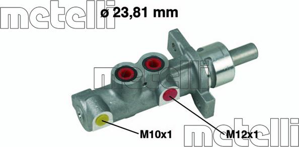 Metelli 05-0409 - Pompa centrala, frana parts5.com