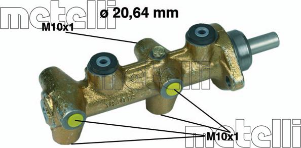 Metelli 05-0040 - Pompa centrala, frana parts5.com