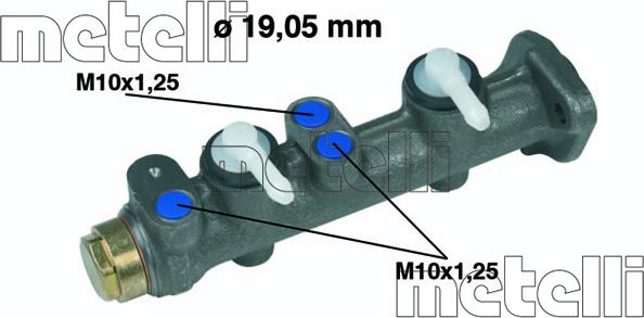 Metelli 05-0021 - Pompa centrala, frana parts5.com