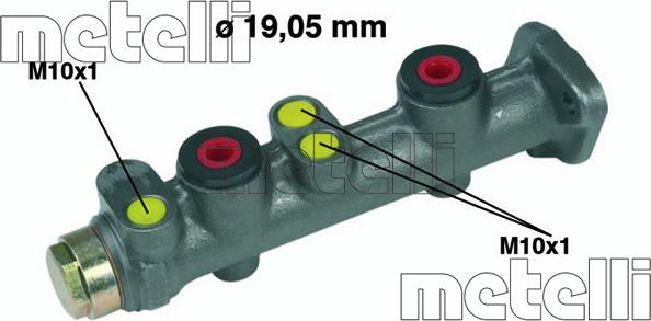 Metelli 05-0028 - Pompa centrala, frana parts5.com