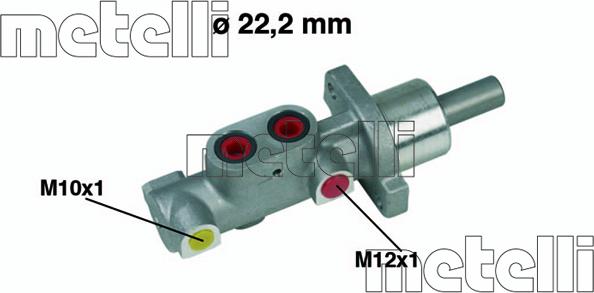 Metelli 05-0297 - Glavni kočni cilindar parts5.com