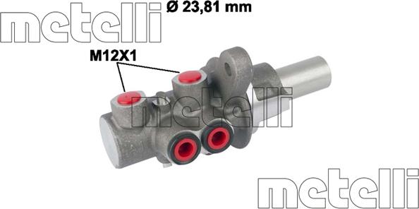 Metelli 05-0779 - Pompa hamulcowa parts5.com