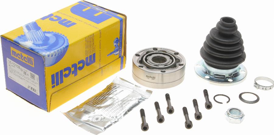 Metelli 16-1010B - Шарнирный комплект, ШРУС, приводной вал parts5.com