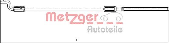 Metzger 10.7621 - Tirette à câble, frein de stationnement parts5.com