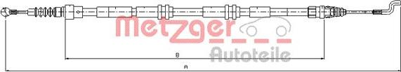 Metzger 10.7394 - Seilzug, Feststellbremse parts5.com