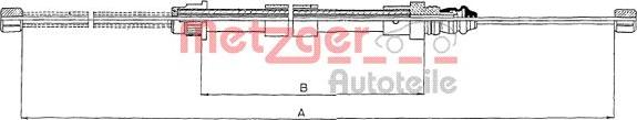 Metzger 11.6673 - Zicovod,rocna zavora parts5.com