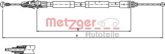 Metzger 11.6804 - Zicovod,rocna zavora parts5.com