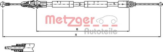 Metzger 11.6805 - Zicovod,rocna zavora parts5.com