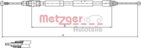 Metzger 11.6807 - Zicovod,rocna zavora parts5.com