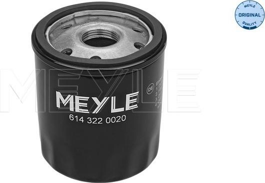 Meyle 614 322 0020 - Oil Filter parts5.com