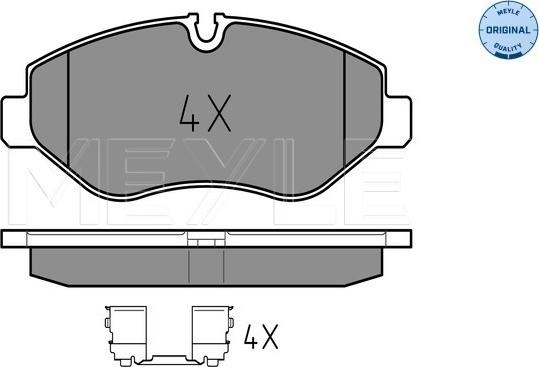 Meyle 025 291 9220 - Brake Pad Set, disc brake parts5.com