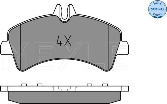 Meyle 025 292 1720 - Set placute frana,frana disc parts5.com