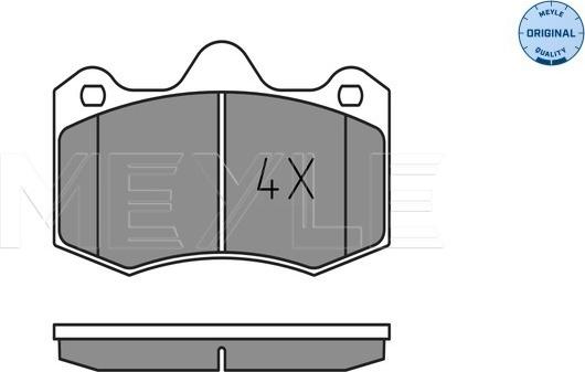 Meyle 025 249 7417 - Komplet kočnih obloga, disk kočnica parts5.com