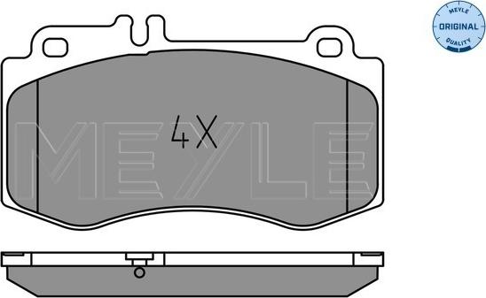 Meyle 025 249 7618 - Komplet kočnih obloga, disk kočnica parts5.com