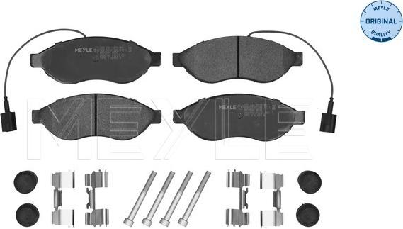 Meyle 025 244 6819/W1 - Set placute frana,frana disc parts5.com