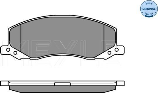 Meyle 025 244 1817/W - Set placute frana,frana disc parts5.com