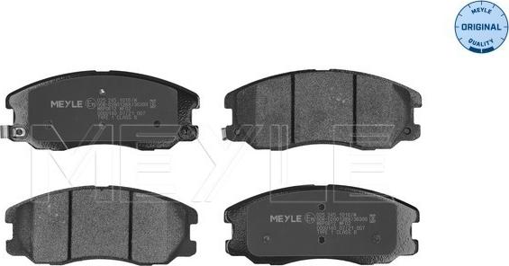 Meyle 025 245 1016/W - Brake Pad Set, disc brake parts5.com