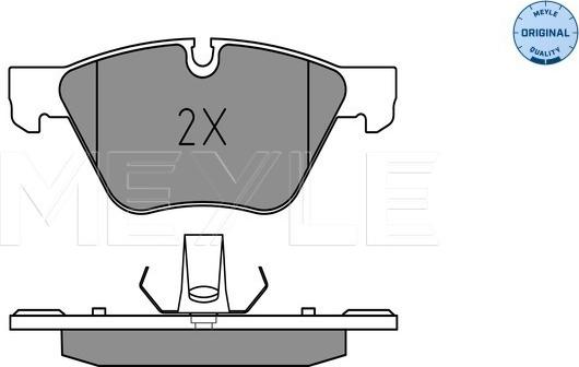 Meyle 025 246 9719 - Set placute frana,frana disc parts5.com