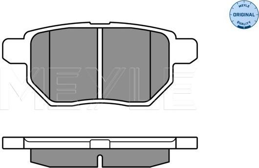 Meyle 025 246 1015/W - Set placute frana,frana disc parts5.com