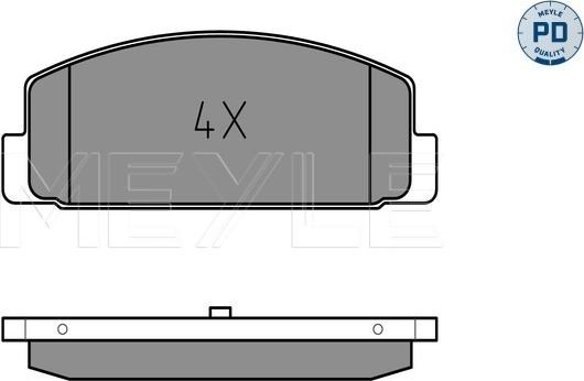 Meyle 025 240 4514/PD - Set placute frana,frana disc parts5.com