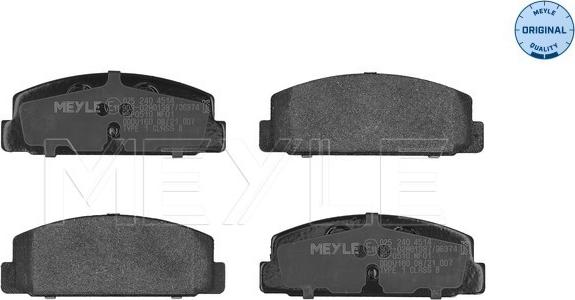 Meyle 025 240 4514 - Brake Pad Set, disc brake parts5.com