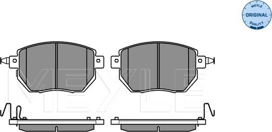 Meyle 025 240 5615/W - Brake Pad Set, disc brake parts5.com