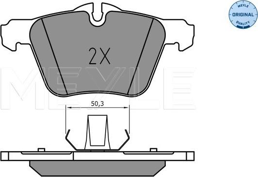 Meyle 025 240 7920 - Komplet zavornih oblog, ploscne (kolutne) zavore parts5.com