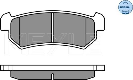 Meyle 025 240 7114 - Set placute frana,frana disc parts5.com