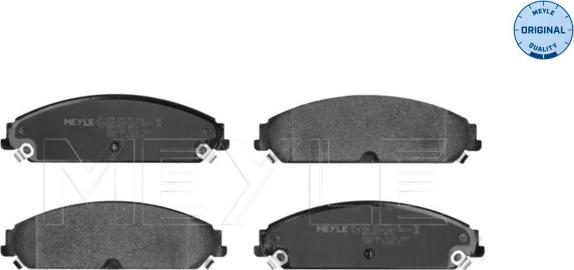 Meyle 025 241 6417/W - Brake Pad Set, disc brake parts5.com