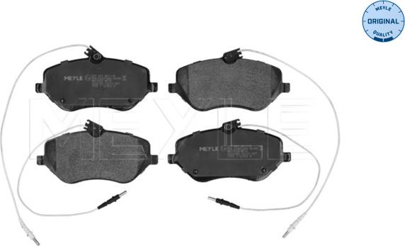 Meyle 025 241 3317/W - Brake Pad Set, disc brake parts5.com