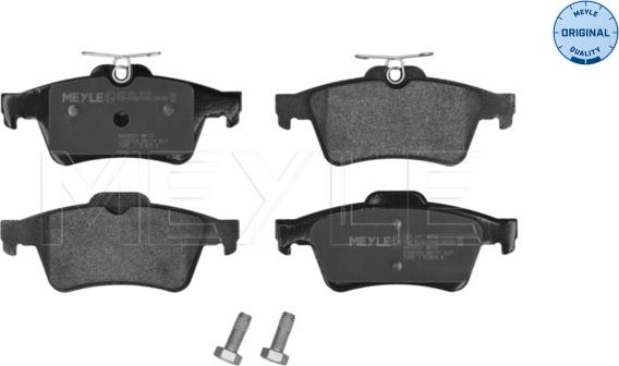 Meyle 025 241 3716 - Fékbetétkészlet, tárcsafék parts5.com