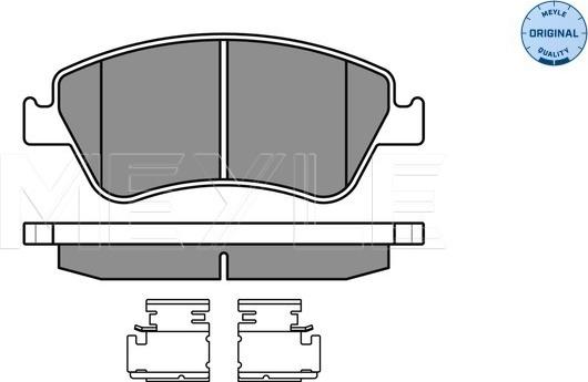 Meyle 025 241 2219/W - Zestaw klocków hamulcowych, hamulce tarczowe parts5.com