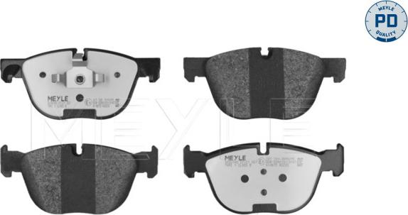 Meyle 025 241 7019/PD - Set placute frana,frana disc parts5.com