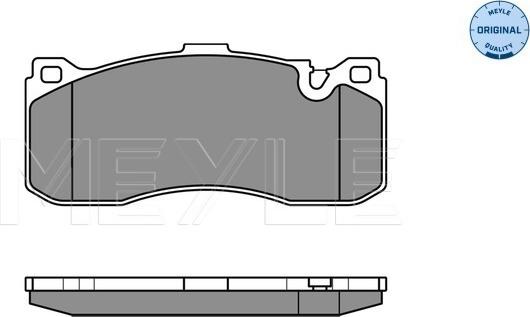 Meyle 025 243 1617 - Set placute frana,frana disc parts5.com