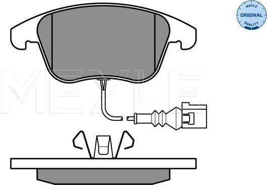 Meyle 025 243 3219/W - Σετ τακάκια, δισκόφρενα parts5.com