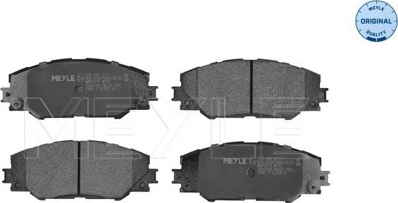 Meyle 025 243 3717 - Set placute frana,frana disc parts5.com