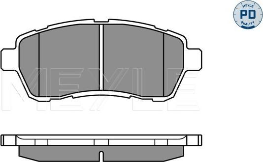 Meyle 025 242 8316/PD - Set placute frana,frana disc parts5.com