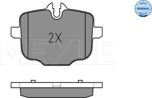 Meyle 025 247 0318 - Set placute frana,frana disc parts5.com