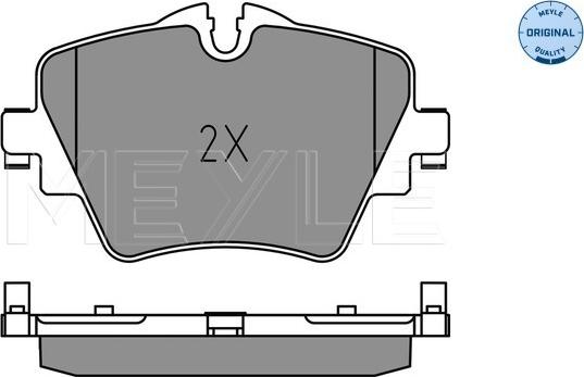 Meyle 025 256 1718 - Set placute frana,frana disc parts5.com